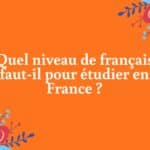 Quel niveau de français faut-il pour étudier en France